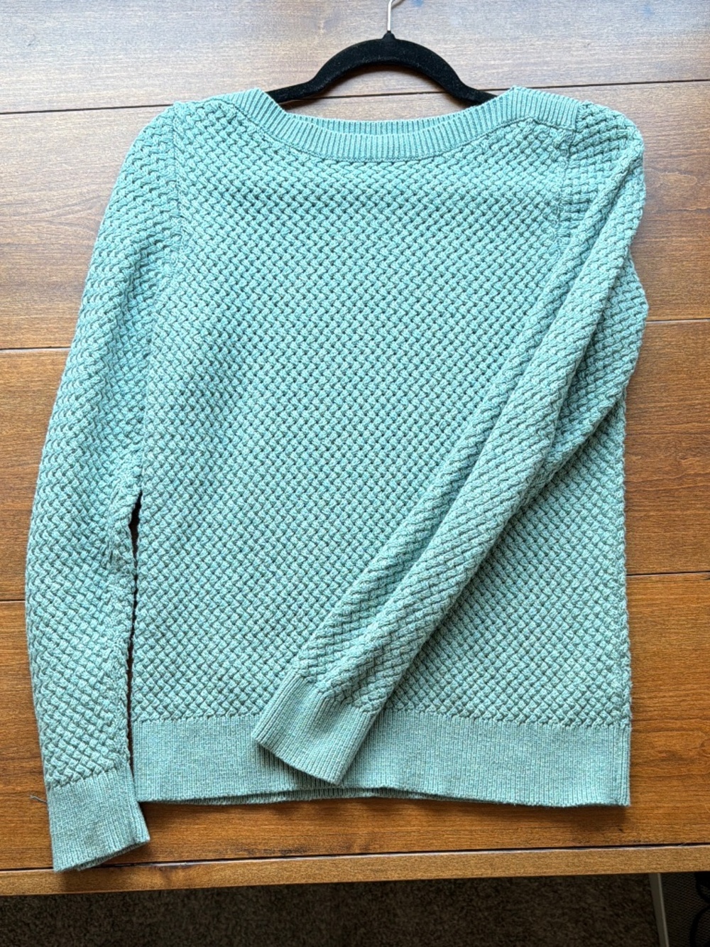 LL Bean Basket Weave Boatneck Sweater